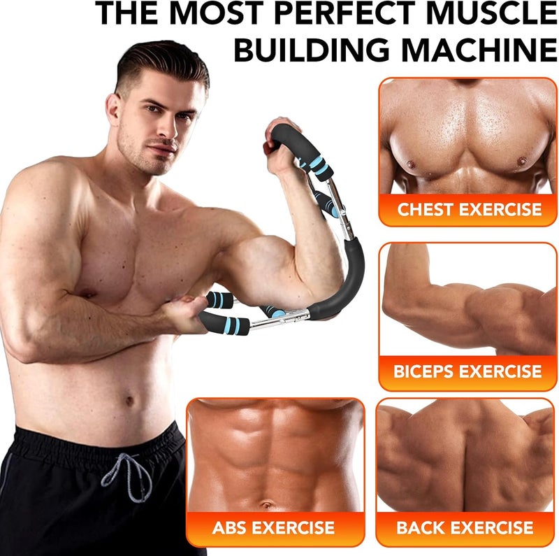 BudgetBliss Chest Workout Equipment, Twister arm Trainer, Adjustable 5 Resistance Levels Ergonomic Home Gym Equipment, Chest Workout Equipment for Daily Fitness and Muscle Building Training - Image 5